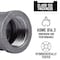 B & K STZ Industries 1 in. FIP each X 1 in. D FIP Black Malleable Iron Coupling 310UPCO-1 - alternate 8